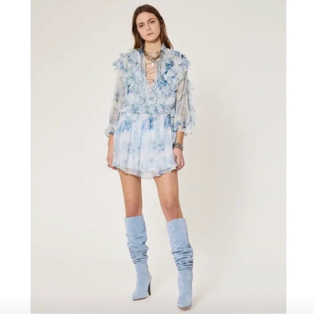 NWT IRO Banon Open Chest Mini Dress